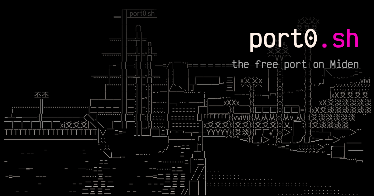 port0.sh unfurl